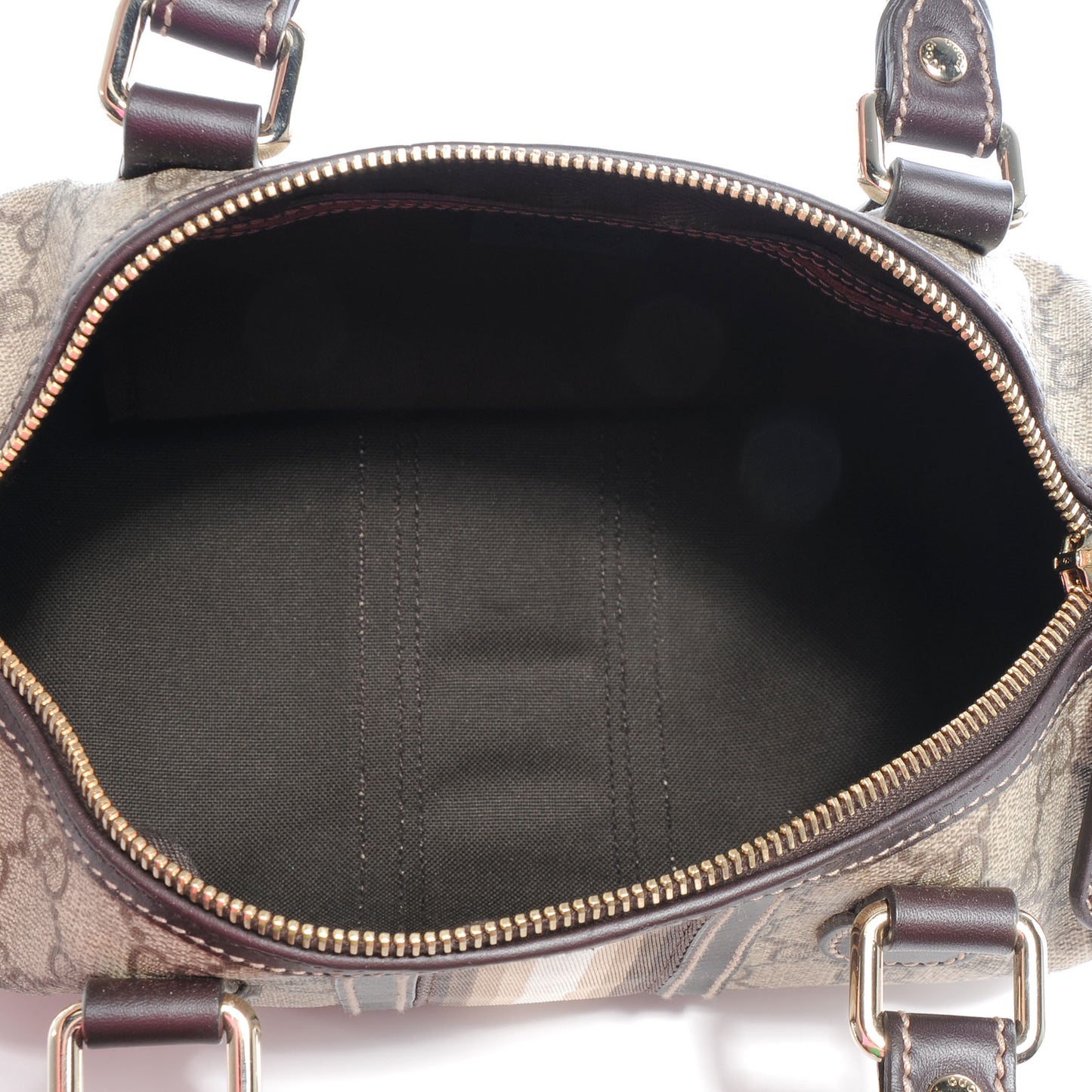 Monogram Vintage Web Small Boston Ebony