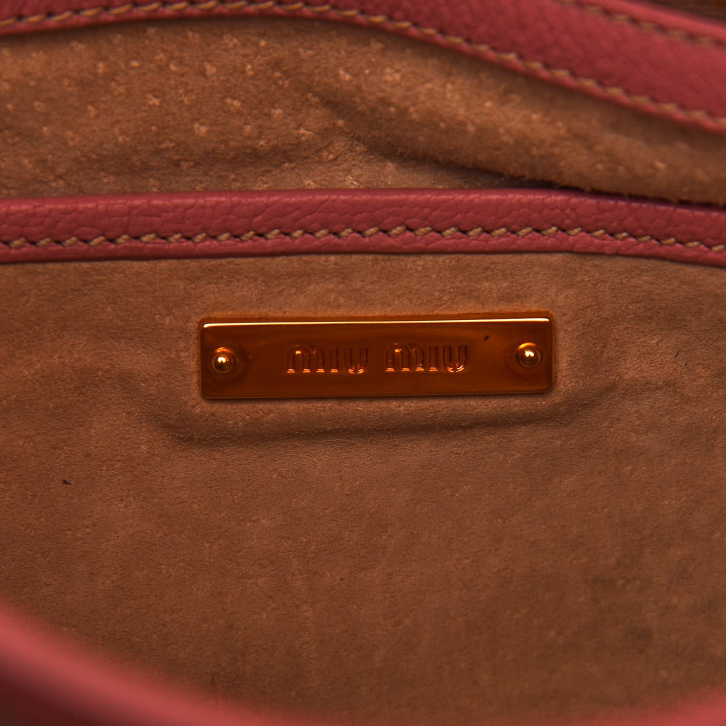 Goatskin Madras Shopping Tote Rosa