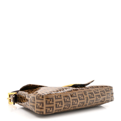 Fendi Vinyl Zucchino Baguette Tobacco 4 of 10