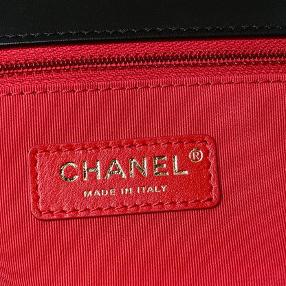 Chanel Lambskin Small Chain Handle Flap Bag Black 5 of 9