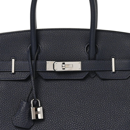 Hermes Togo Birkin 30 Bleu Nuit 10 of 11