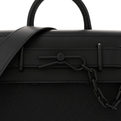 Louis Vuitton Taurillon Monogram Steamer PM NM Black 7 of 10