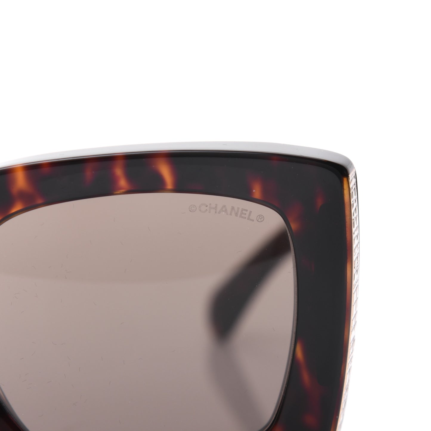 Acetate Rectangle Sunglasses 5435 Tortoise