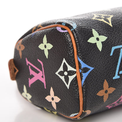 Louis Vuitton Monogram Multicolor Mini Sac HL Speedy Black 9 of 14