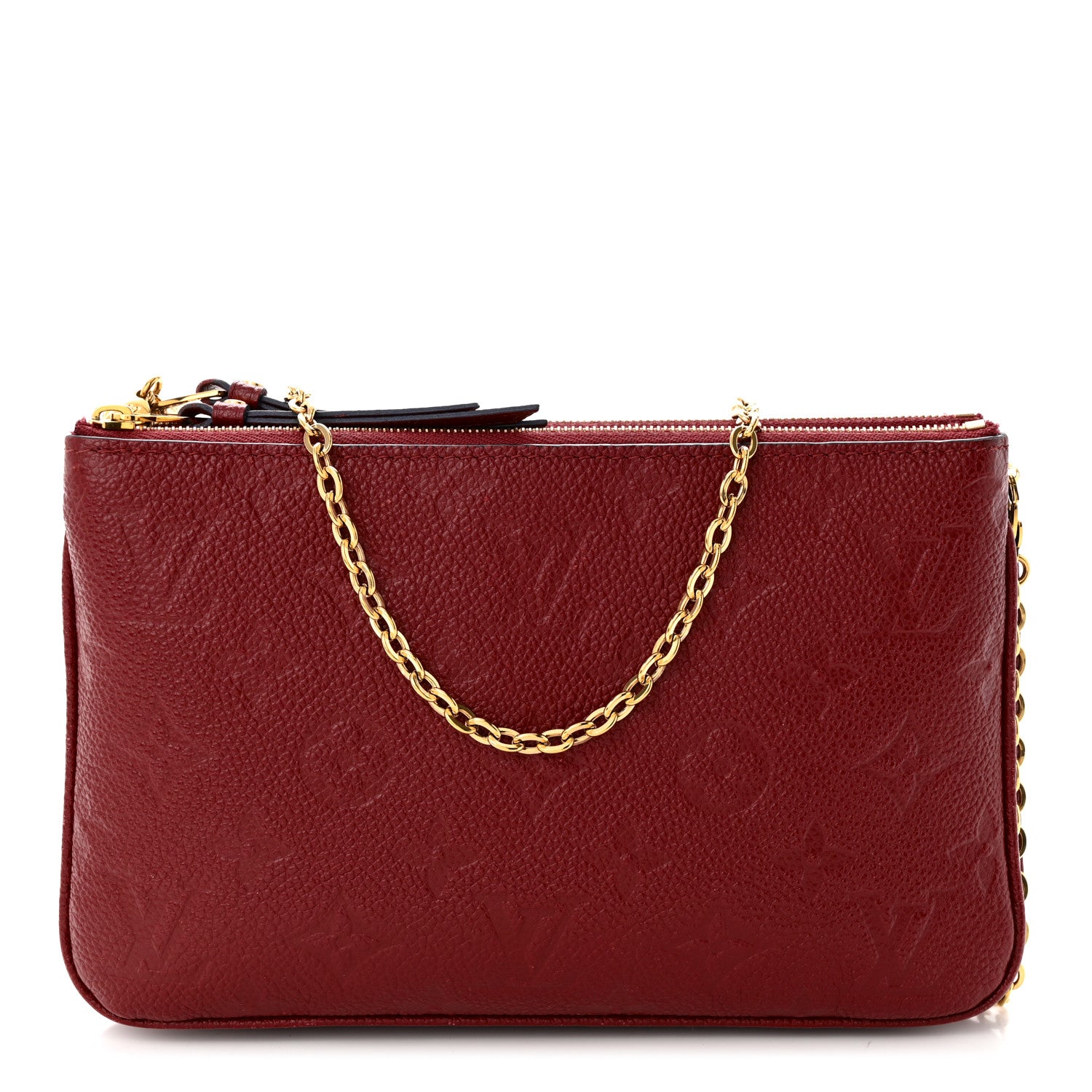 Louis Vuitton Empreinte Double Zip Pochette Cherry Berry 1 of 13