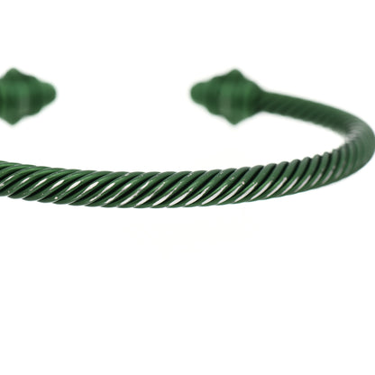 David Yurman Aluminum 5mm Renaissance Bracelet Green 5 of 8