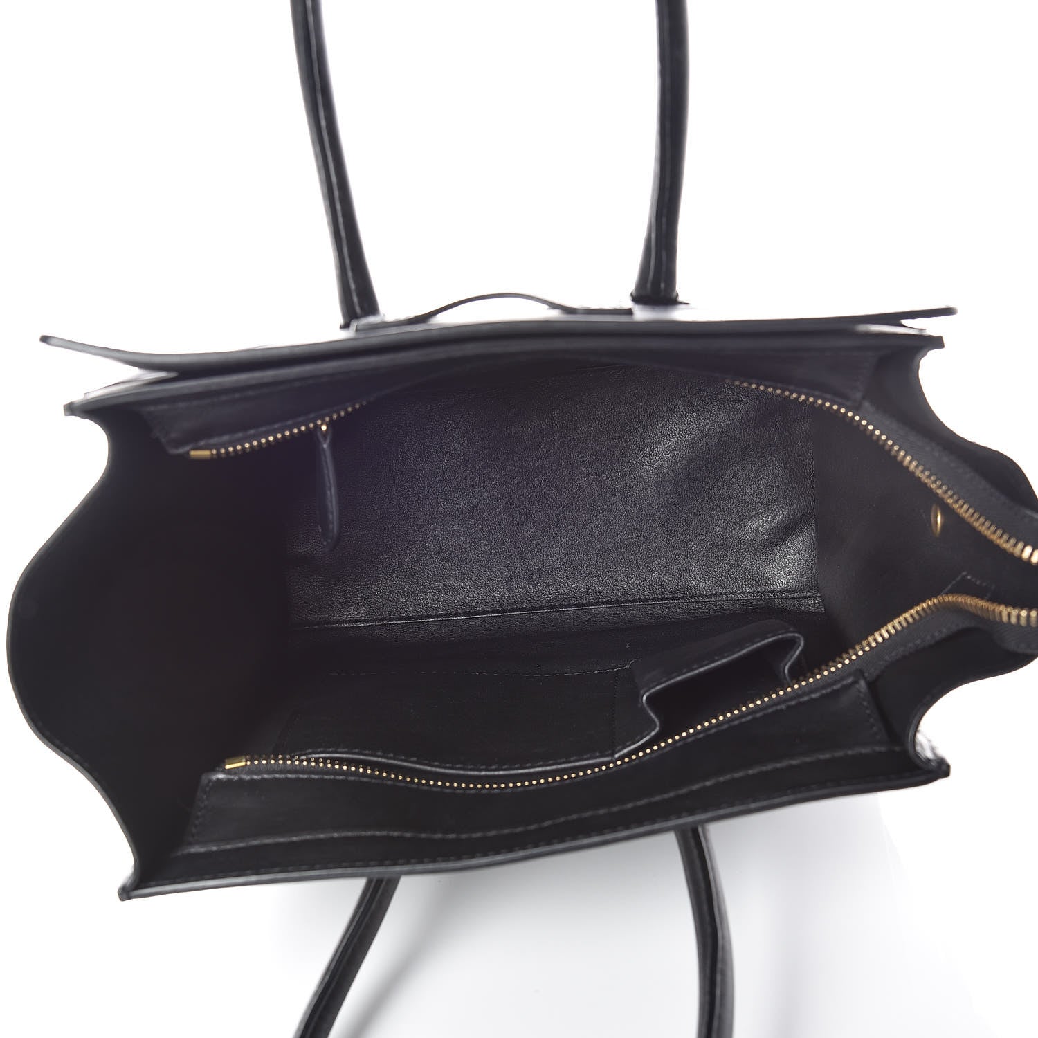 Celine Smooth Calfskin Micro Luggage Black 7 of 10