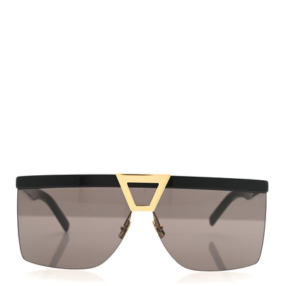 Saint Laurent Acetate Palace Mask Sunglasses SL 537 Black 2 of 7