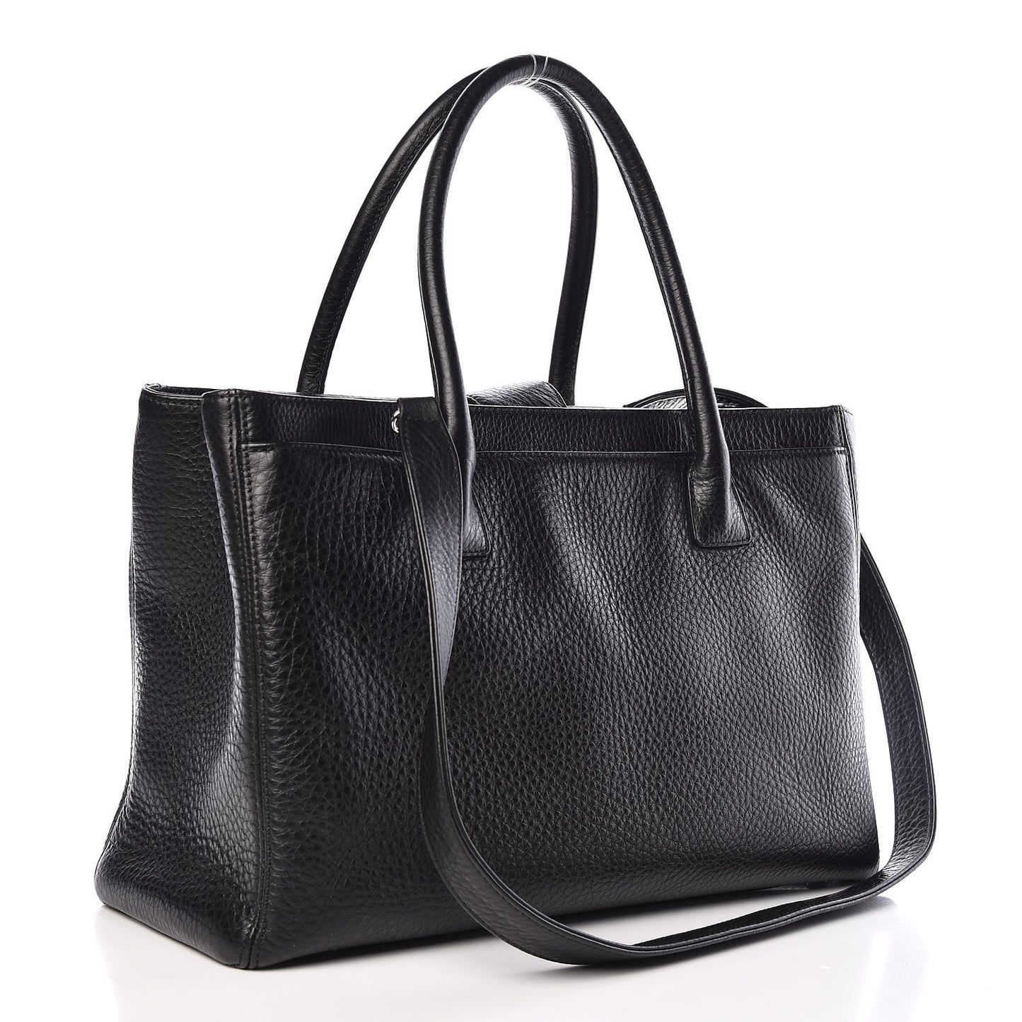Deerskin Cerf Executive Shopper Tote Black