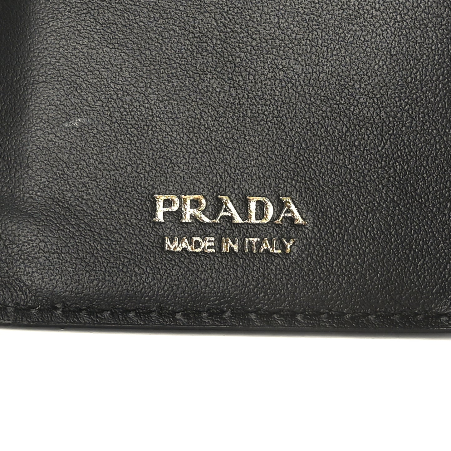 Saffiano Triangle Large Wallet Black