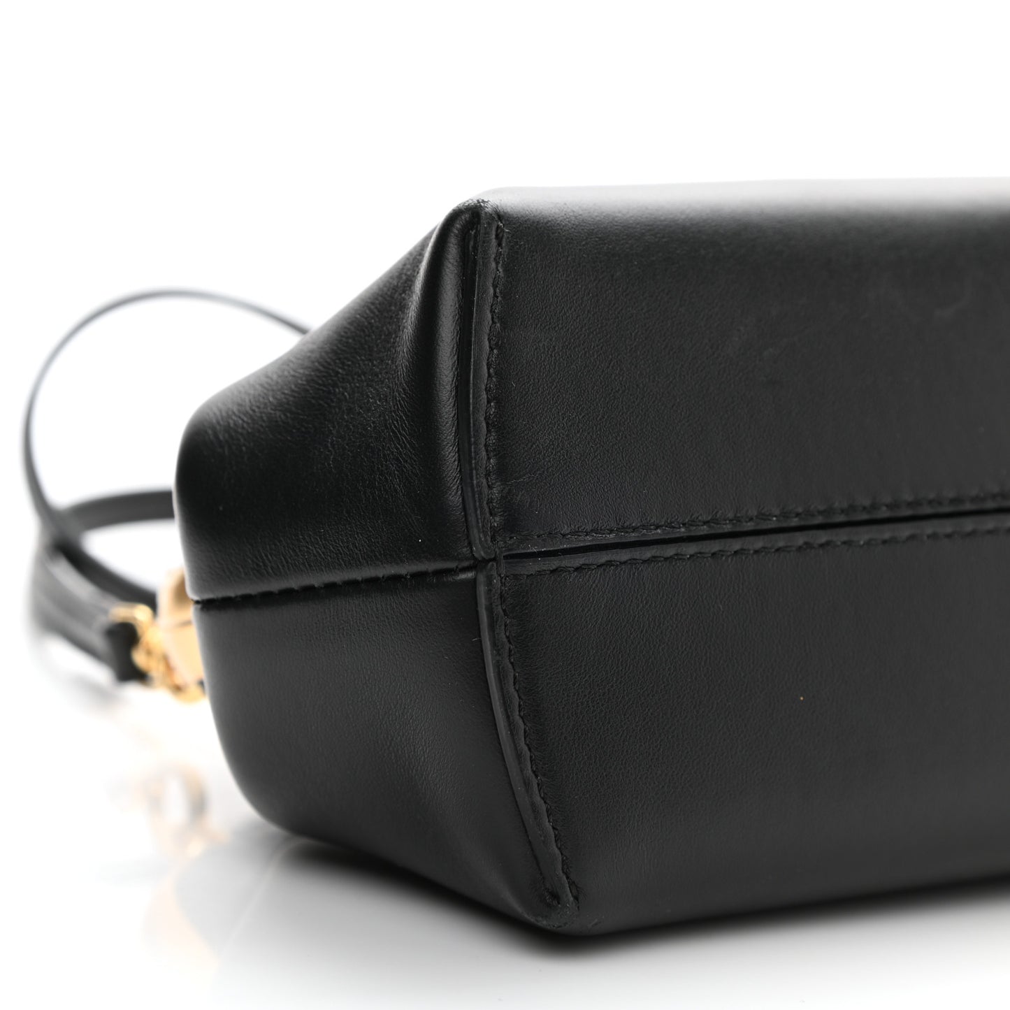 Shiny Nappa Small Fendi First Black