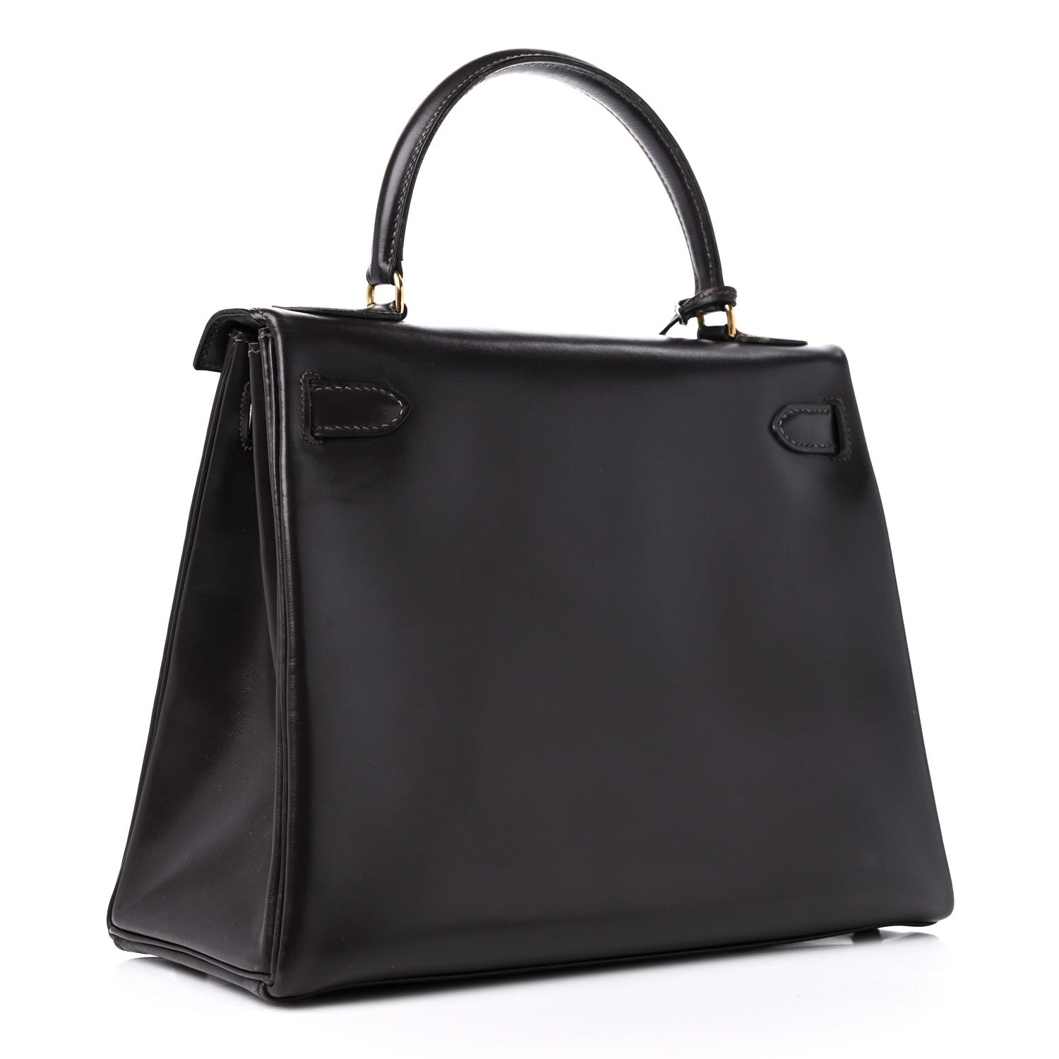 Hermes Box Kelly Retourne 28 Chocolate 3 of 17