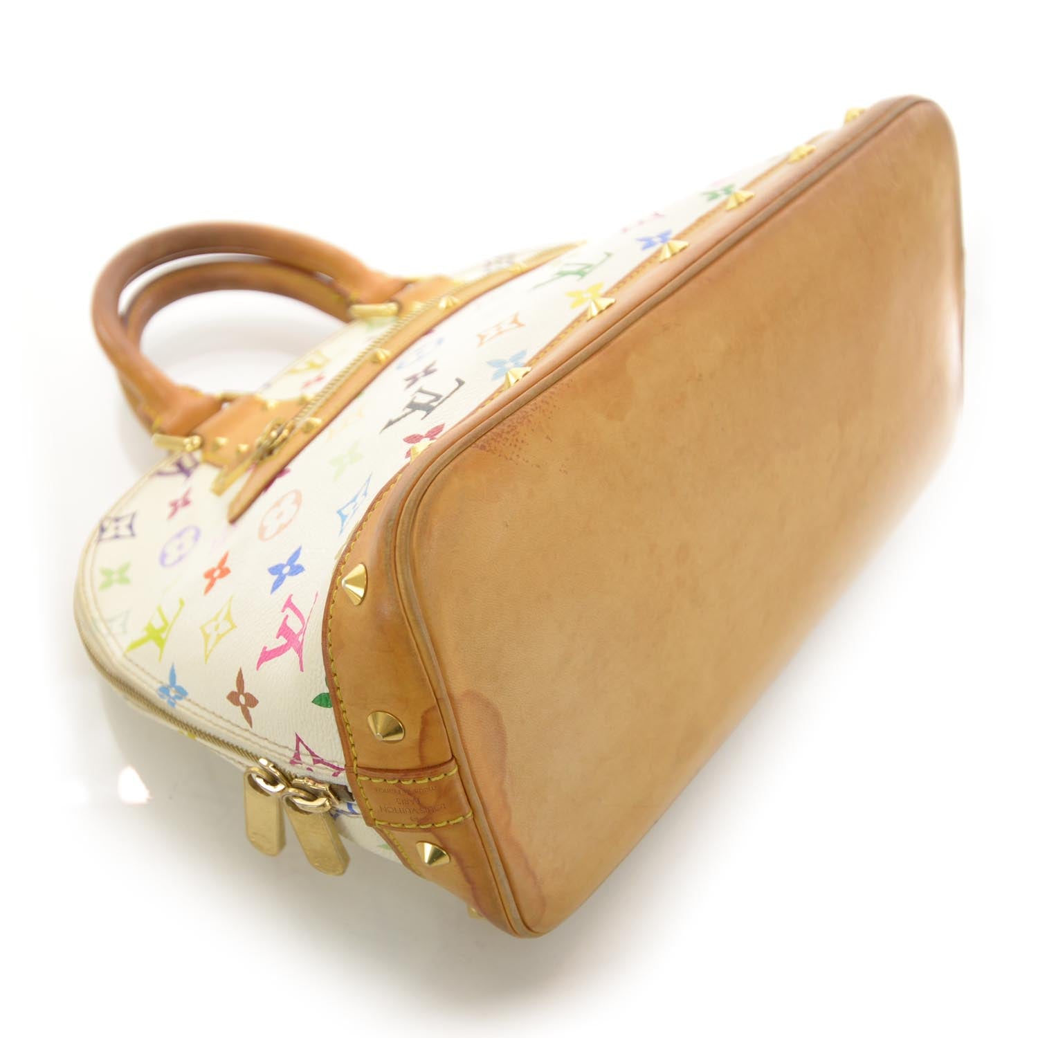 Louis Vuitton Monogram Multicolor Alma White 4 of 10