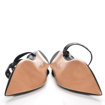 Valentino Garavani Nappa Love Latch Ballerina Flats 40.5 Black 7 of 8