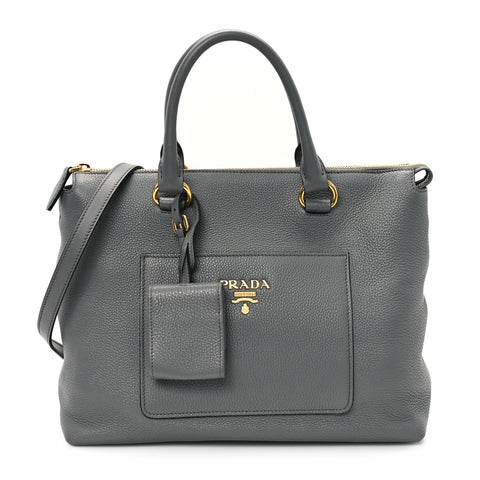 Vitello Daino Satchel Marmo
