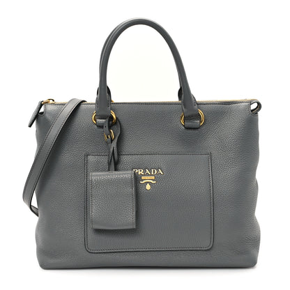 Prada Vitello Daino Satchel Marmo 1 of 11