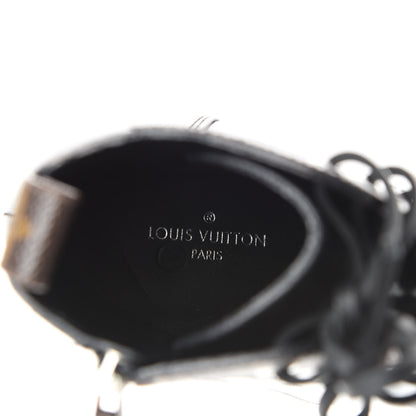 Louis Vuitton Patent Calfskin Monogram Star Trail Ankle Boots 36 Black 8 of 8