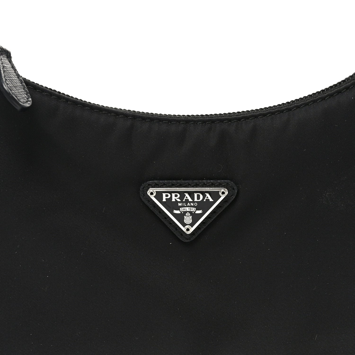 Prada Tessuto Nylon Mini Re-Edition 2000 Bag Black 7 of 9
