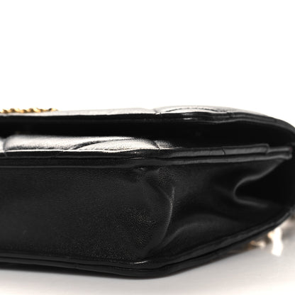 Chanel Lambskin Quilted Chanel 19 Wallet On Chain WOC Black 11 of 15