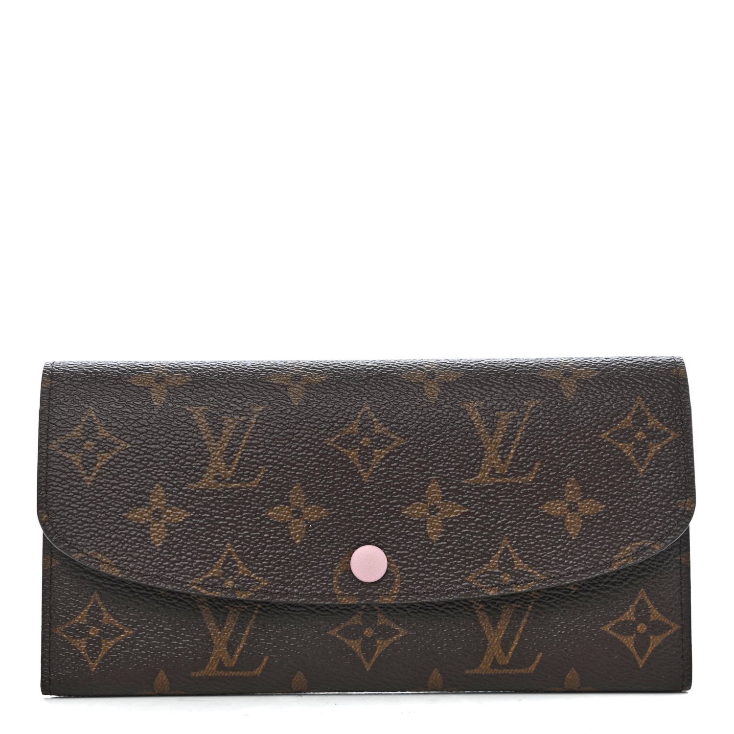 Louis Vuitton Monogram Emilie Wallet Rose Ballerine 1 of 5