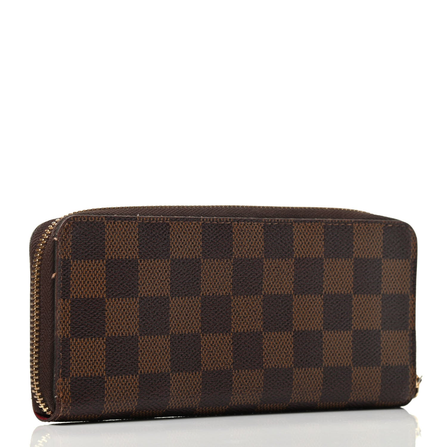 Louis Vuitton Damier Ebene Clemence Wallet Cherry 2 of 3