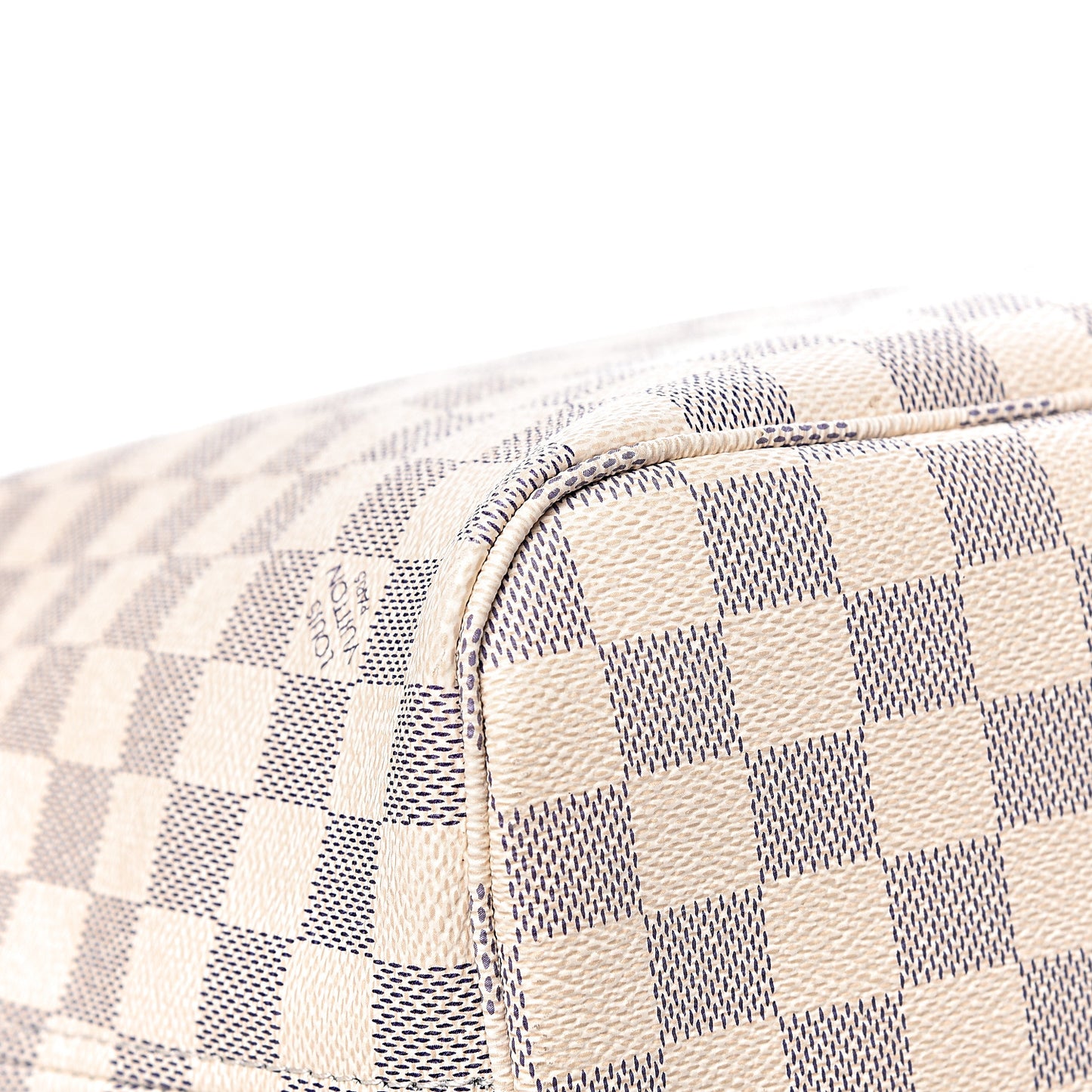 Damier Azur Neo Neverfull MM Rose Ballerine