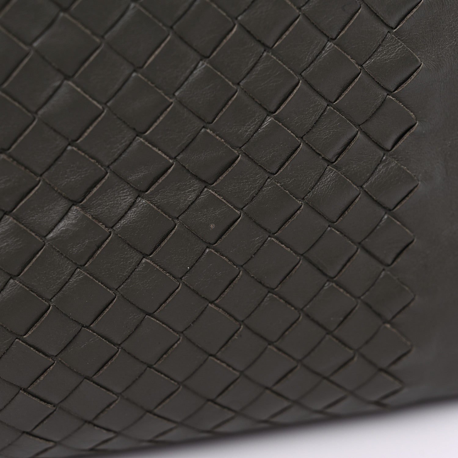 Bottega Veneta Calfskin Intrecciato Large Leggero Tote Kaki Fondente 27 of 43