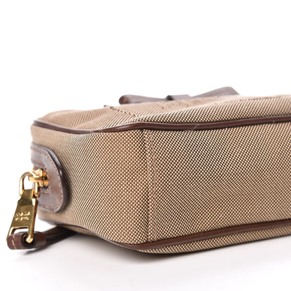 Prada Jacquard Logo Contenitore Wristlet Corda Bruciato 6 of 10