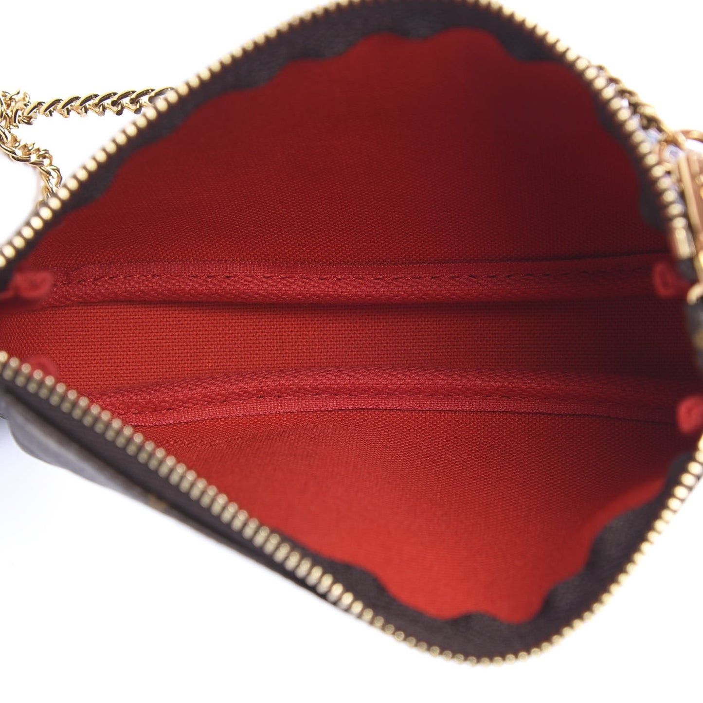 Monogram 2020 Christmas Animation Bumper Cars Mini Pochette Accessories Coquelicot