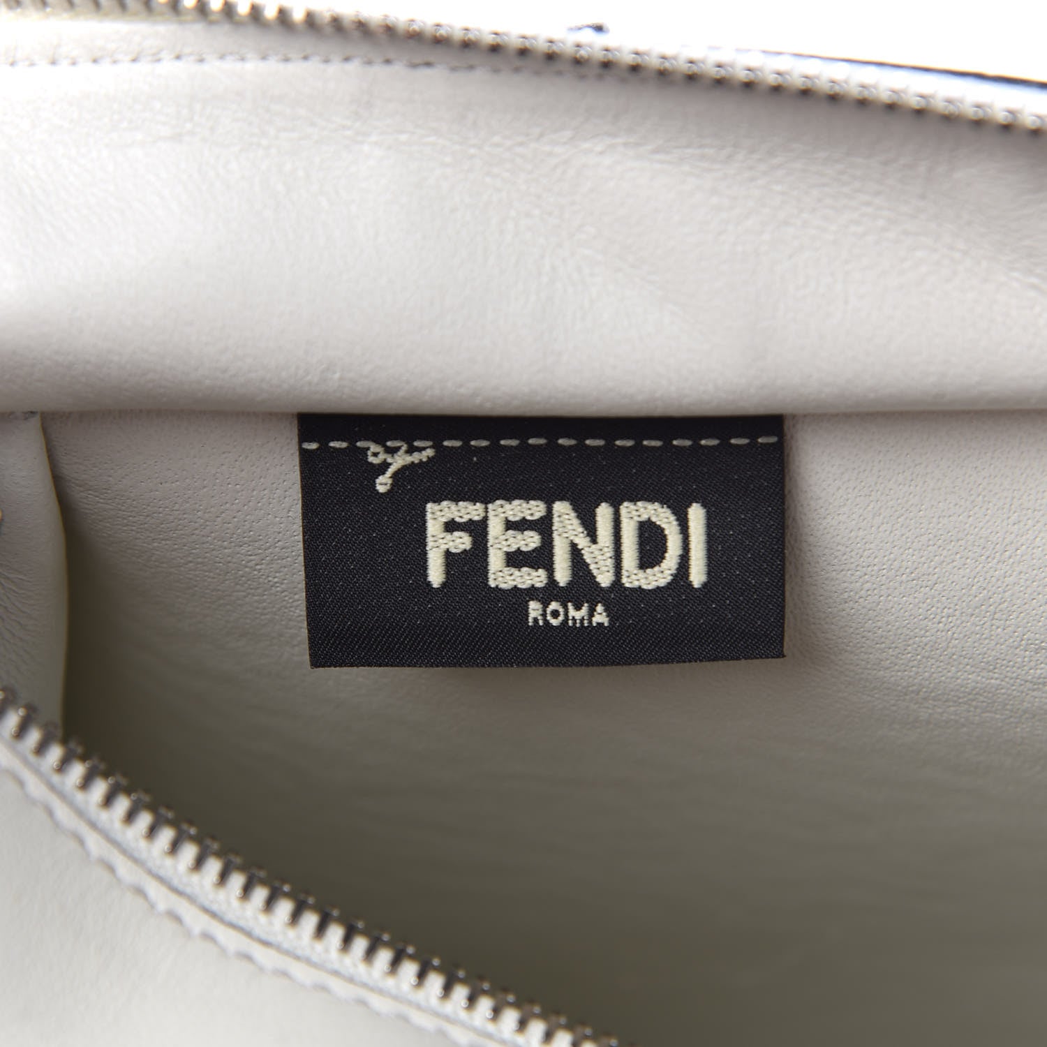 Fendi Vitello Dolce Shiny Nappa Petite 3Jours Tote Black 7 of 10