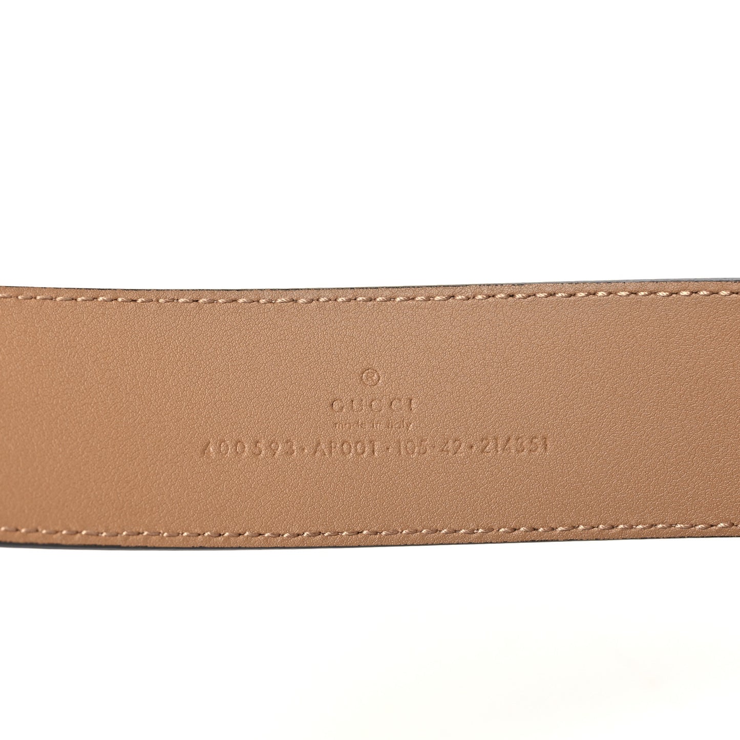 Calfskin Double G 40mm Belt 105 42 Tan