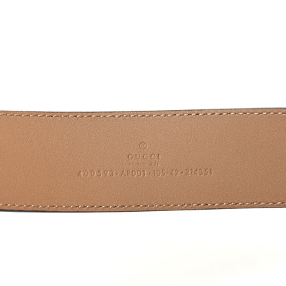 Gucci Calfskin Double G 40mm Belt 105 42 Tan 4 of 6