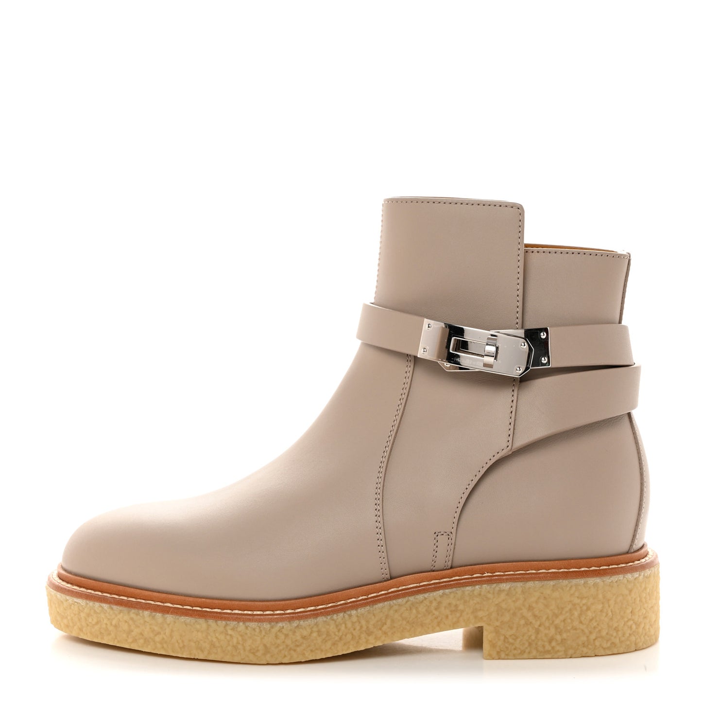 Calfskin History Ankle Boots 36 Beige Mastic