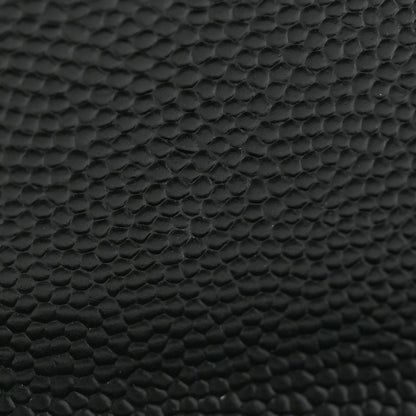 Saint Laurent Grain De Poudre Matelasse Chevron Small Monogram Envelope Wallet Black 8 of 10