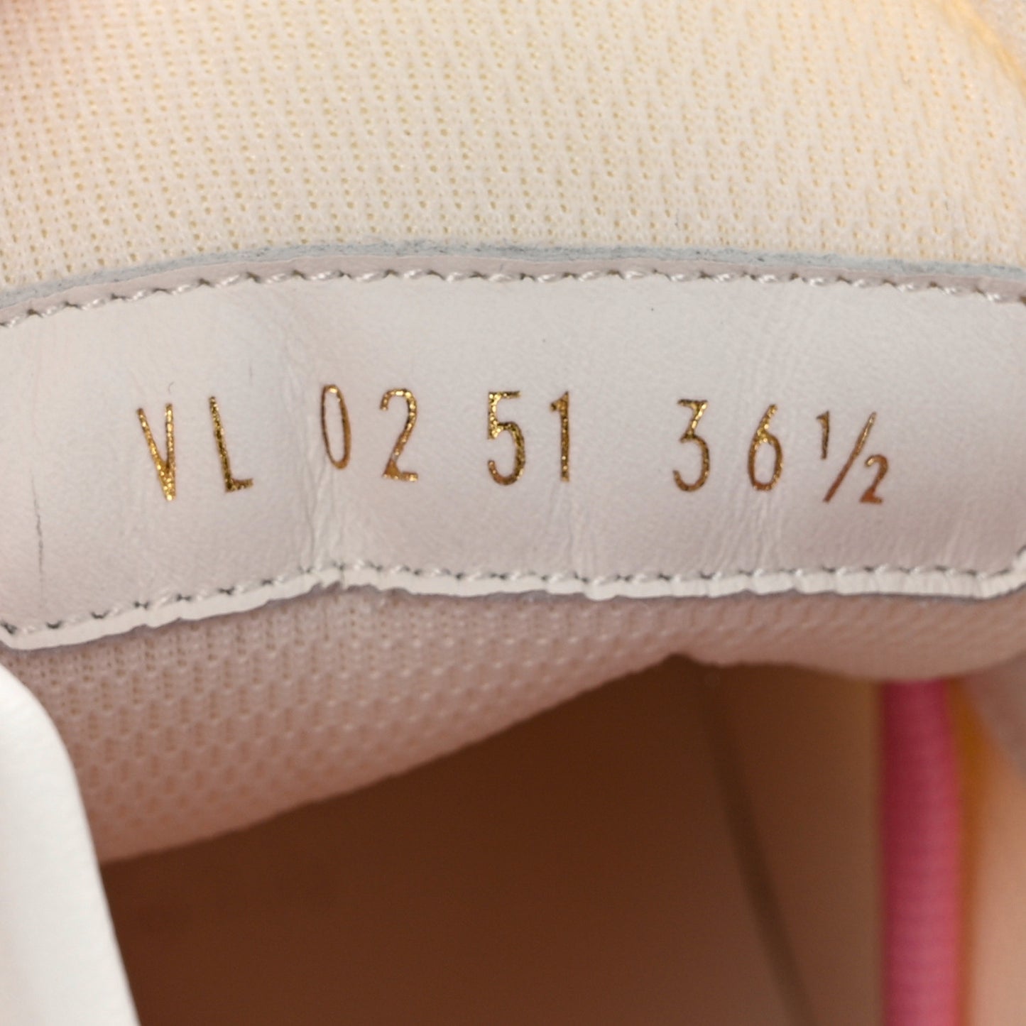 Canvas Monogram LV Squad Sneaker Boots 36.5 White Pink