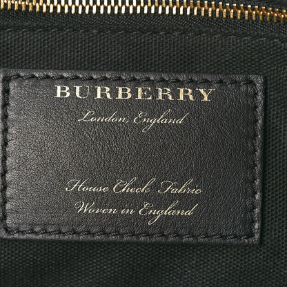 Burberry Grainy Calfskin House Check Small Canterbury Black 6 of 9