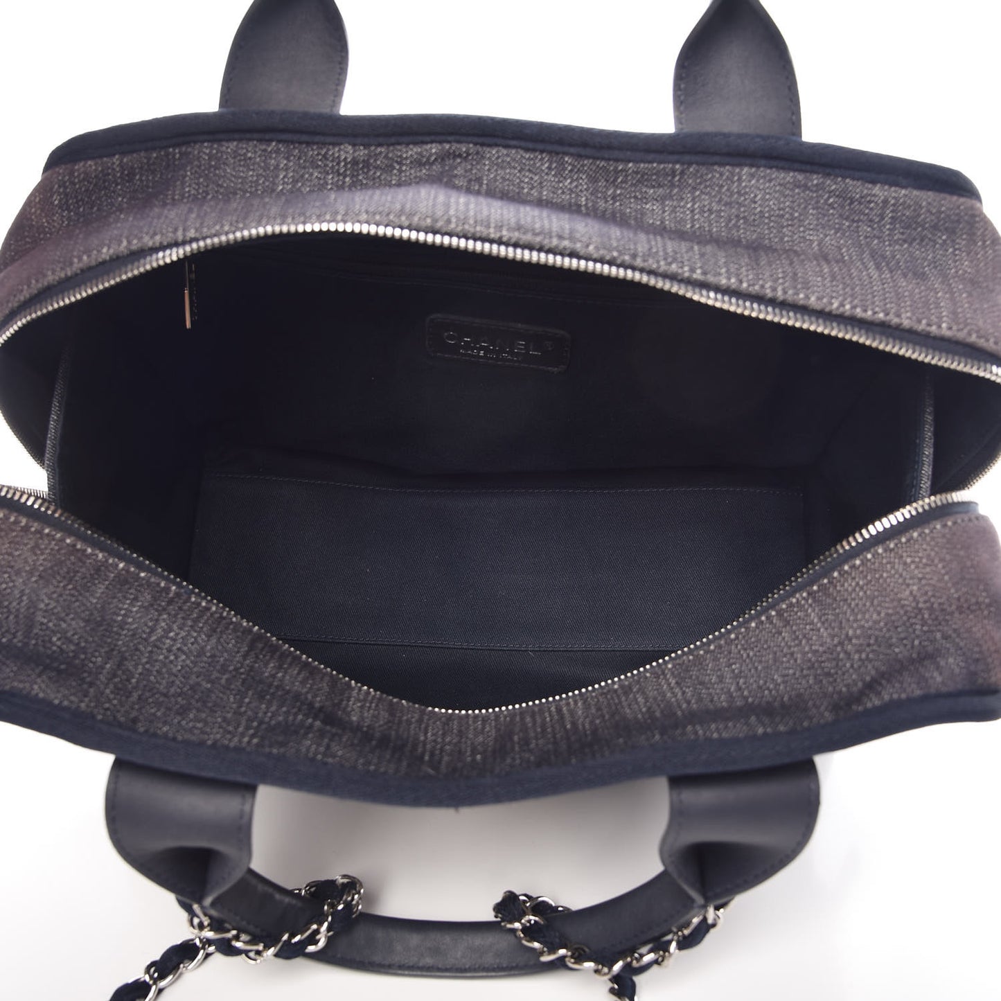 Denim Deauville Bowling Bag Dark Blue