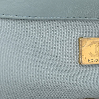 Chanel Lambskin Quilted Medium Chanel 19 Flap Light Blue 7 of 10