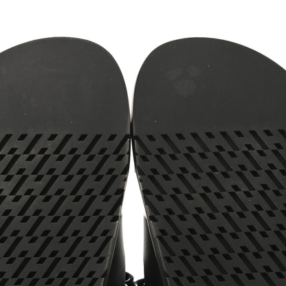 Hermes Calfskin Womens Chypre Sandals 38.5 Black 9 of 9