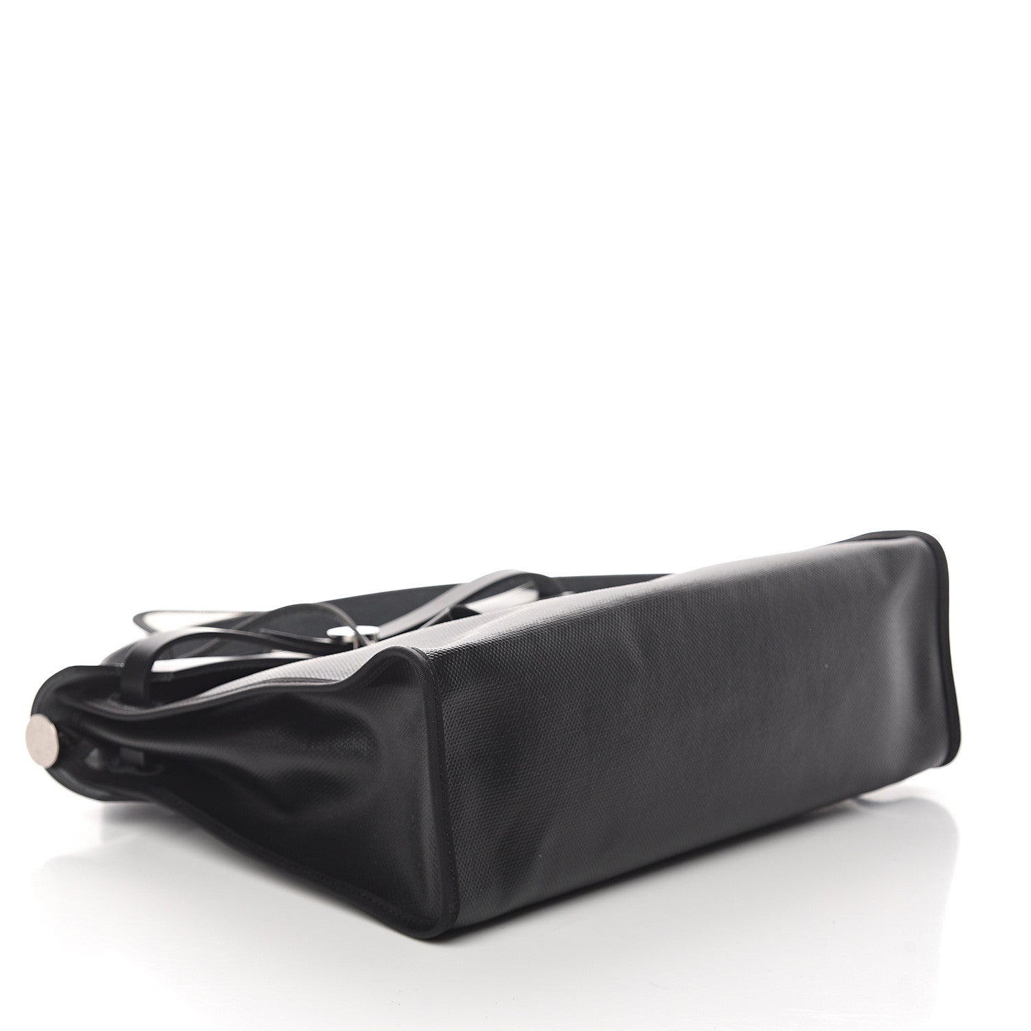 Hermes Toile H Berline Vache Hunter Herbag Zip PM 31 Black Ecru 3 of 7