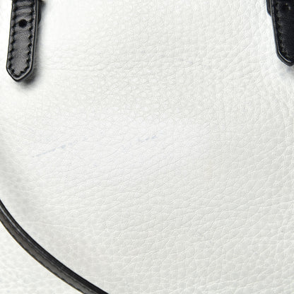 Balenciaga Veau Papier A6 Zip Around Tote White Black 17 of 18