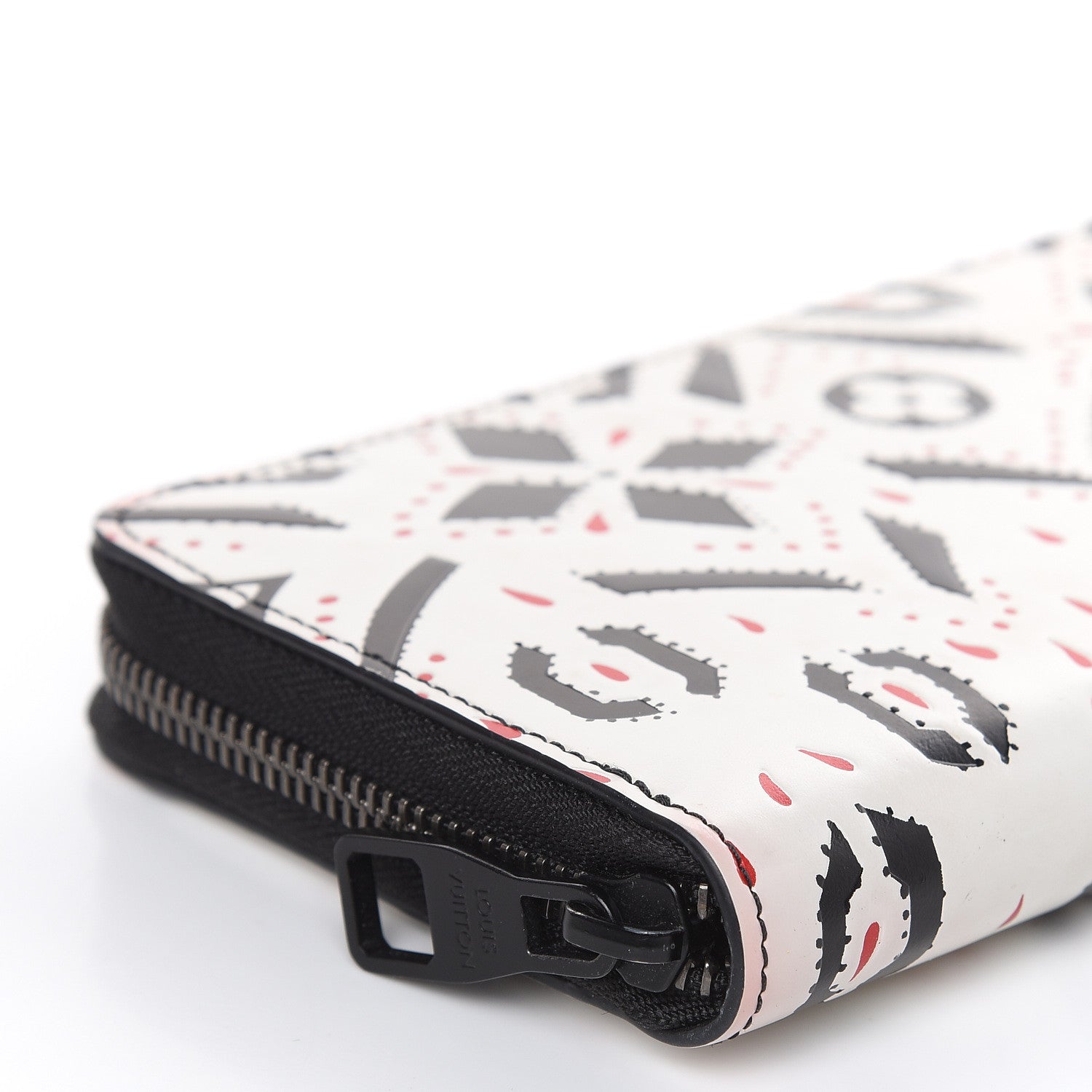 Louis Vuitton Calfskin Zippy Wallet Graphic Print 8 of 15