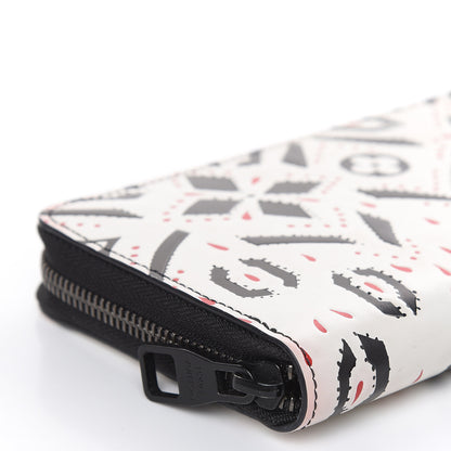 Louis Vuitton Calfskin Zippy Wallet Graphic Print 8 of 15