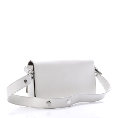 Fendi Vitello Dolce Bi-Color 3Baguette Shoulder Bag White Black 4 of 10