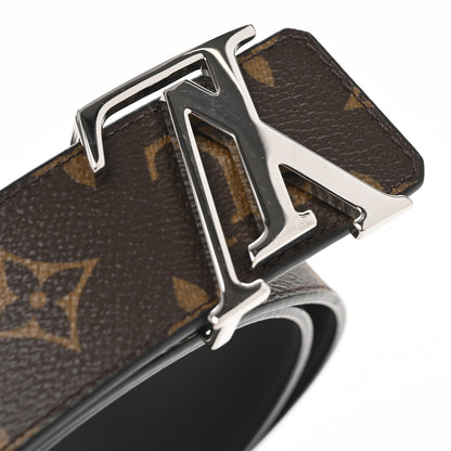 Louis Vuitton Calfskin Monogram 40mm LV Initiales Reversible Belt 95 38 Black 7 of 7