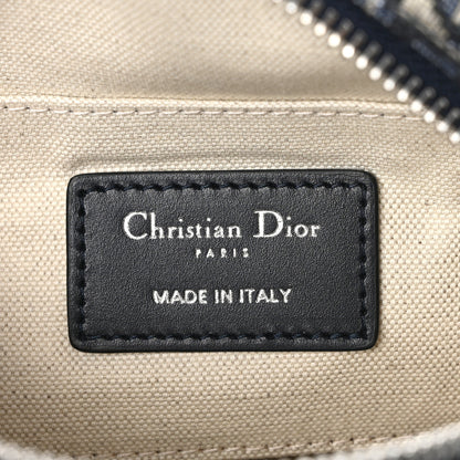 Christian Dior Oblique Jacquard Baby Ball Cross Body Bag Blue 6 of 9