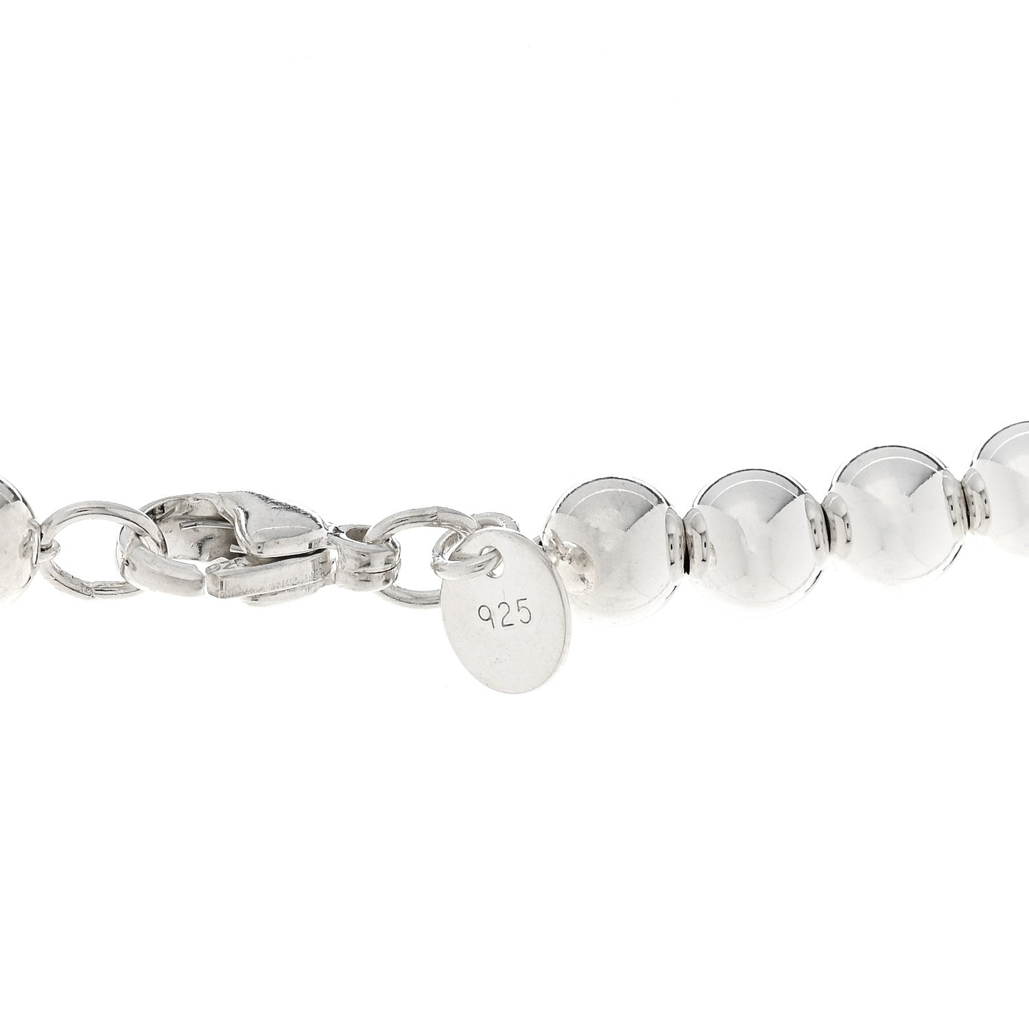 Tiffany Sterling Silver HardWear Graduated Ball Necklace 5 of 5