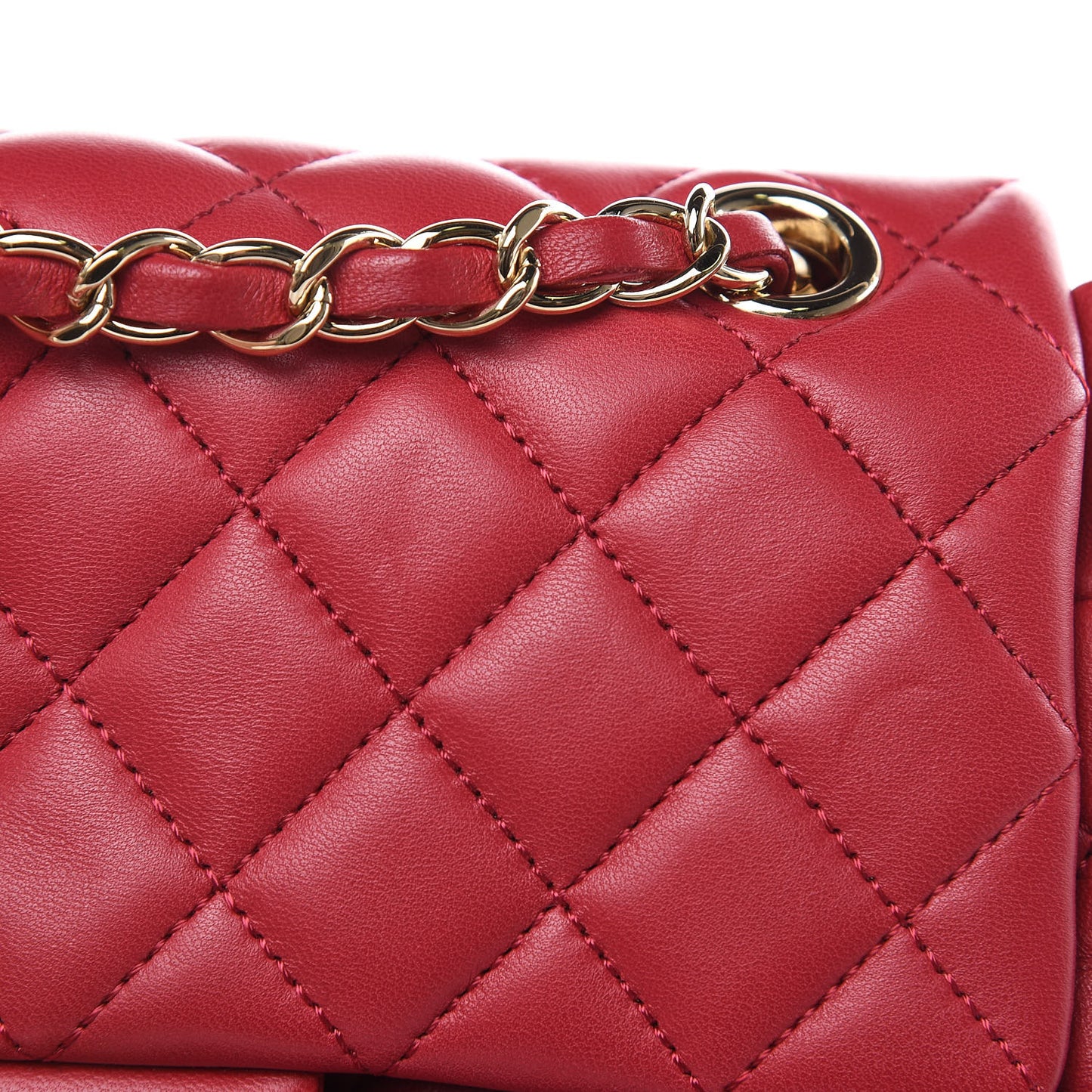 Lambskin Quilted Small Urban Spirit Backpack Dark Pink
