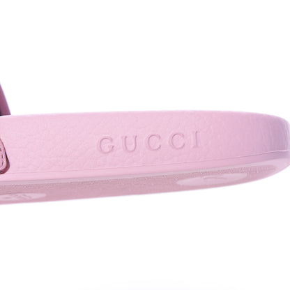 Gucci GG Supreme Monogram Psychedelic Slide Sandals 38 Black Multicolor Sugar Pink 6 of 8