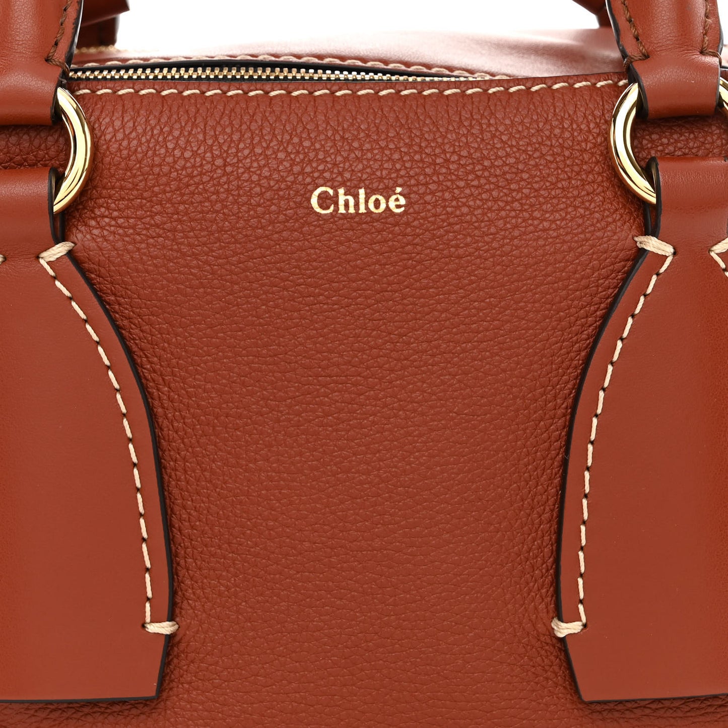 Calfskin Small Daria Sepia Brown